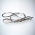Decorative Loops Metallic Silver 25.5cm (50 pieces) [10MS]