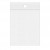 Grip Seal Bags with Hang and Vent-hole 18x23cm Crystal Clear PP 50 micron (100 pieces) [ZR79V]