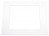 Mount Board bright White 11.8x16.8cm Window - Outer size 20.3x25.4cm (10 pieces) [MS20066]