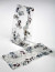 Printed Bags Snowman 8.9x5.1x19.1cm with side gusset (100 pieces) [G3SNM]