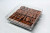Plastic Gift Boxes for Chocolates 14.3x2.5x14.1cm with Insert (100 pieces) [CNDY48]