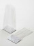 Block Bottom Bags Super Clear 7.6x3.2x21cm with paper insert (100 pieces) [FGPB14]