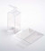 Plastic Gift Boxes 6.4x6.4x13.3cm Autolock Bottom (25 pieces) [PLB141]