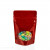 Red Window Zipper Pouch Bags 10.2 x 6 x 15.2cm (235ml) (100 pieces) [ZBGO2R]