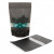 Stand Up Pouches Rice Paper Black with Window 14.9x8.9x23.2cm | 312 grams (100 pieces) [ZBGR7B]
