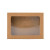 Kraft Gift Boxes with Window 13.5x1.6x18.5cm (25 pieces) [WKRG1]