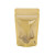 Stand Up Pouches Transparent/Gold 12x7.5x18.5cm | 114 grams (100 pieces) [ZBGGC46]