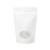 Stand Up Pouches Kraft White with oval Window 14.9x8.9x23.2cm | 312 grams (100 pieces) [ZBGO7WK]