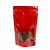 Red Oval Window Zipper Pouch Bags 17.1 x 8.9 x 28.5cm (1595ml) (100 Pieces) [ZBGO4R]