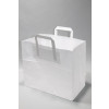Shopping Bag Bleached Kraft 80 g/qm 32x11x40 cm (50 pcs) [PADW8040]