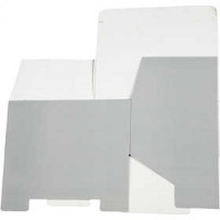 Cardboard Box, LxWxH 15.5x10x22 cm, 1 pc, light grey [HOB-100574]