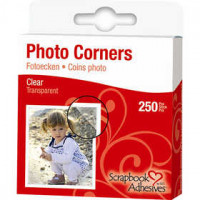 Photo Corners, 10 mm, 250 pcs, clear [HOB-11597]