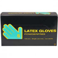 Latex Gloves, size small, 100 pcs [HOB-13222]