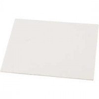 Canvas Panel, A4 21x30 cm, thickness 3 mm, 1 pc, white [HOB-225140]