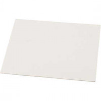 Canvas Panel, A2 42x60 cm, thickness 3 mm, 1 pc, white [HOB-225160]