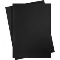 Card, sheet 497x697 mm, 270-300 g, 10 sheets, coal black [HOB-22927]