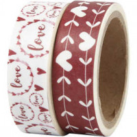 Washi Tape, W: 15 mm, 2x5 m [HOB-24765]