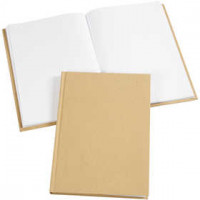 Sketchbook, A5 15x21 cm, thickness 80 g, 1 pc, brown [HOB-26367]