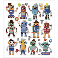 Stickers, sheet 15x16.5 cm, approx. 26 pc, 1 sheet [HOB-29134]