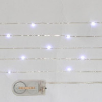 Copper LED light 20 LED Clear White on 2xCR2032 (1 pc) [IFS-30141]