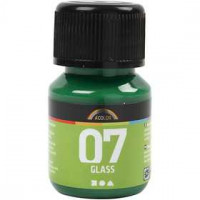 A-Color Glass Paint, 30 ml, brilliant green [HOB-31393]