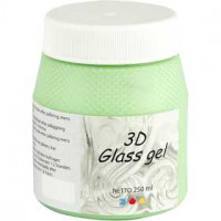 3D Glass Gel, 250 ml, green transparent gel [HOB-31712]