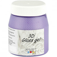 3D Glass Gel, 250 ml, purple [HOB-31718]