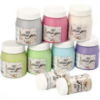 3D Glass Gel, 9 tubs [HOB-31728]