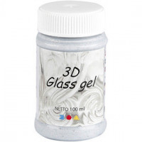 3D Glass Gel, 100 ml, silver [HOB-31734]