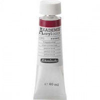 Schmincke AKADEMIE® Acryl color, transparent, 60 ml, alizarin crimson hue (343) [HOB-318640]