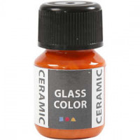 Glass Ceramic Paint, 35 ml, orange [HOB-33358]