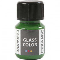 Glass Ceramic Paint, 35 ml, brilliant green [HOB-33362]