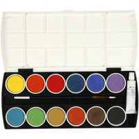 Watercolour, 1 set, asstd colours [HOB-34240]