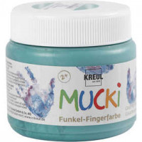 Finger Paint, 150 ml, metallic green [HOB-34756]