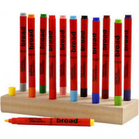 Berol Colourbroad, line width: 1.7 mm, D: 10 mm, 1 set, asstd colours, MDF [HOB-37269]