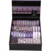 Decorative Ribbon, W: 10 mm, 48x2 m, purple harmony [HOB-41051]