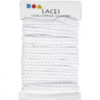 Crochet Lace Border, W: 10 mm, 10 m, white [HOB-41092]