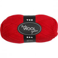 Baby Yarn, L: 172 m, 50 g, red [HOB-41327]