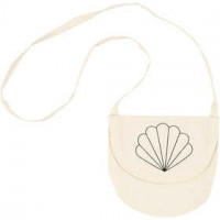 Shoulder bag, size 15x14 cm, 110 g/m2, 1 pc, light natural [HOB-44552]