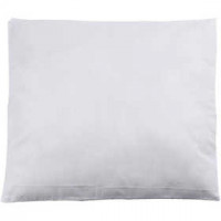 Stuffed Pillow, size 40x40 cm, 1 pc, white [HOB-49704]