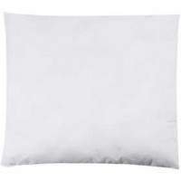 Stuffed Pillow, size 50x50 cm, 1 pc, white [HOB-49706]