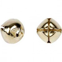 Bells, D: 8+10+13 mm, 18 mixed, gold [HOB-500100]