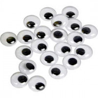 Googly Eyes, D: 14 mm, 1000 pcs [HOB-501141]