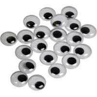 Googly Eyes, D: 14 mm, 30 pcs [HOB-501142]