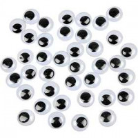 Googly Eyes, D: 20 mm, 500 pcs [HOB-501201]