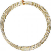 Aluminium Wire, thickness 2 mm, 7 m, gold [HOB-518304]