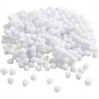 Pompoms, D: 5 mm, 550 pcs, white [HOB-51852]