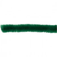 Pipe Cleaners, thickness 6 mm, L: 30 cm, 50 pcs, dark green [HOB-52092]