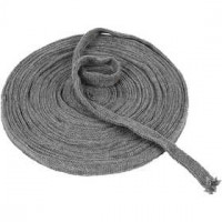 Knitted Tube, W: 15 mm, 10 m, grey [HOB-53014]