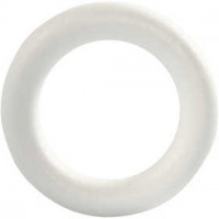Ring, outer size 17 cm, thickness 30 mm, 1 pc, white [HOB-54317]